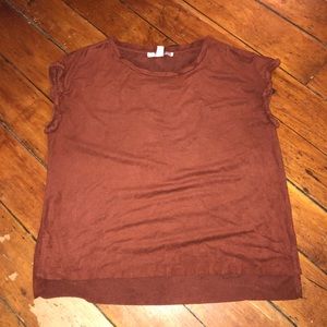 Rust colored shirt